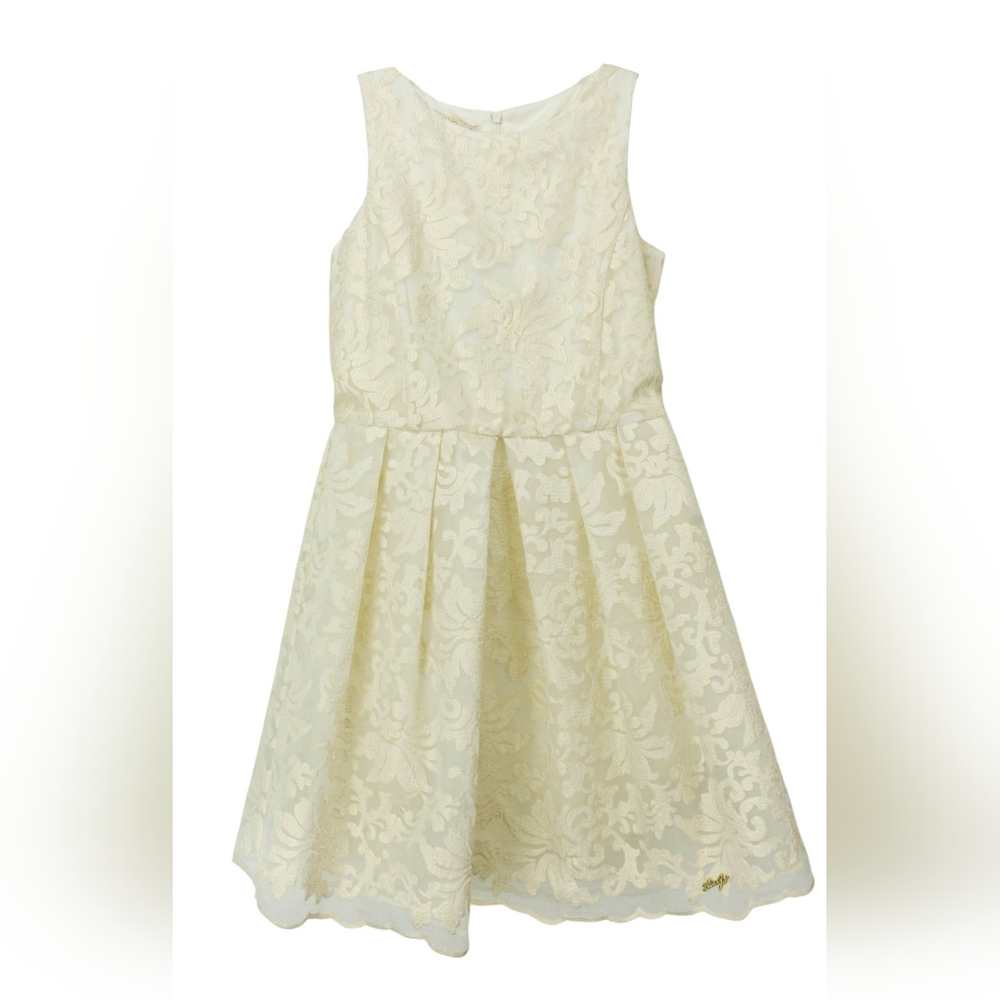 Liu Jo Girl's sparkling embroidered dress NWT